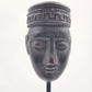 Wooden African Sculpture Tribal Face Art Mask Figurine Ethnic Home Decor 12"x3"