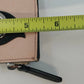 Calvin Klein Pink Blush Saffiano Leather Robot Face Key Ring Coin Purse