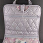 Vera Bradley Hanging Toiletries Organizer Travel Cosmetic Bag Lavender Pearl