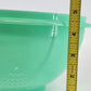 Tupperware 339-8 Colander Strainer Bowl Footed Jadeite Green 9.75" x 4.75" Vtg