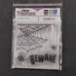 6 Pks Halloween Clear Cling Stamps Unmounted And Unopened NOS Packaging