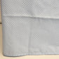 Soft Blue Polyester Square Pavers Honeycomb Waffle Cloth Pattern Shower Curtain