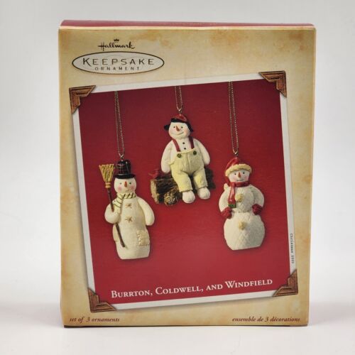 Hallmark Keepsake 2003 Christmas Ornament Burrton, Coldwell and Windfield Boxed