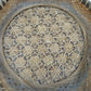 Small Rice Basket Natural Brown Tightly Woven Intricate Design Wood Edge 5"