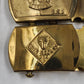 Boy Scout Lot Brass Belt Buckles Neckerchief Slides Bugle Patch Bookmark BSA Vtg