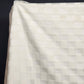 White Rectangle Tablecloth 52" Windowpane Checkered Striped Pattern Square