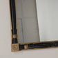 Americana Federal Eagle Trumeau Mirror Colonial MCM Black Handcraft Wood Vintage