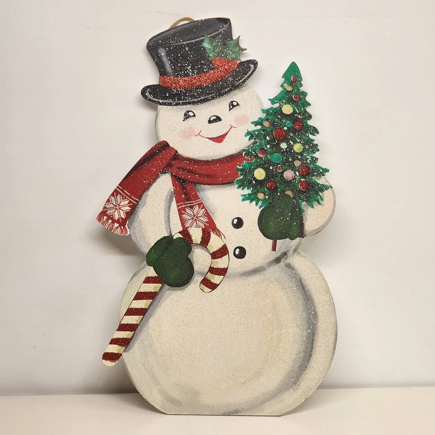 Hobby Lobby 30 Inch Wooden Snowman Christmas Decor Easel Back