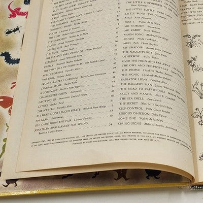 The Golden Book of Poetry A Big Golden Book Gertrude Elliott 85 Favorites 1949