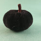 Set of 12 Velvet Pumpkins Fall Decor Purple Black Orange White Red Various Sizes