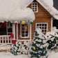 Thomas Kinkade Childhood Home Lighted Christmas Cottage