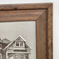 Victorian House by Martin Tang Computer Print San Francisco Brown Pine Frame