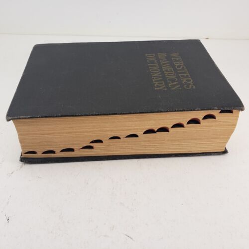 Webster’s New American Dictionary 1967 Thumb Indexed Book