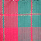 9 Fabric Placemats Red Green Gold Plaid Fringe Holiday Christmas Vintage 15"x15"