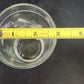 Pfaltzgraff April Floral Highball Tumbler 6.25" Clear Glass Pastel Flowers Vtg