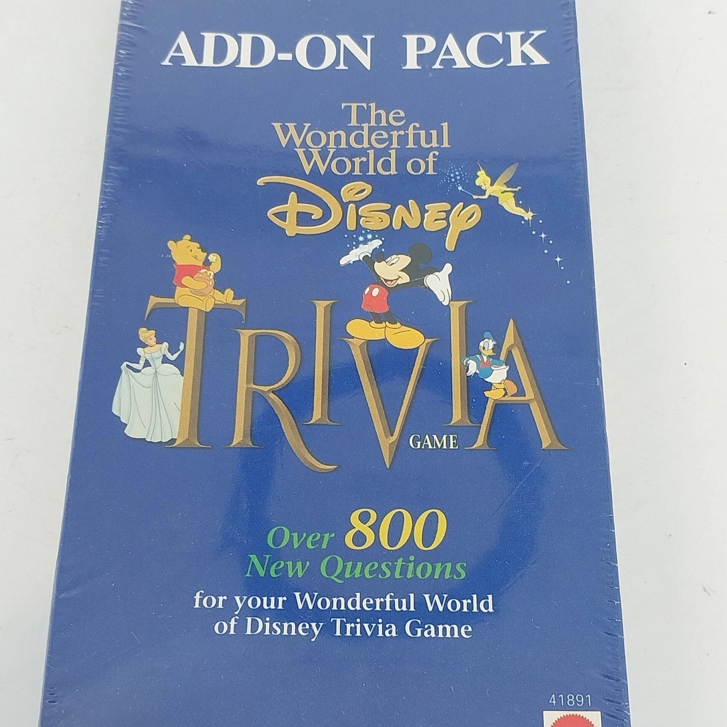 The Wonderful World of Disney Trivia Add-On Pack Adult 800 Questions Sealed 1997