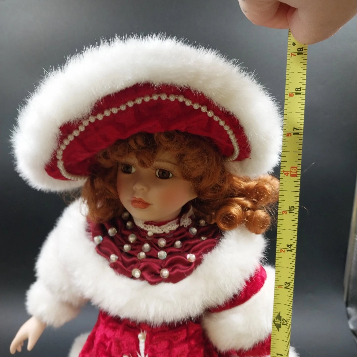 American Classic Musical Handcrafted Doll 19" Play We Wish You a Merry Christmas