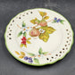 Brunelli Tiffany Pattern Reticulated Figs and Flowers Plate 8.5" Italy Signed