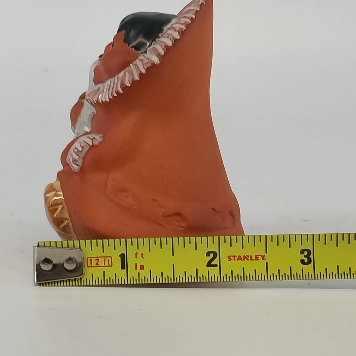 Vintage Alaska Cabin Crafts Clay Figurine Eskimo Boy Seal