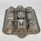 Nordic Ware Train Cake Pan Railroad Locomotive 9 Sec Heavy Cast Aluminum 5 Cup