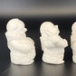 Vintage Italian Monk Figurines Gino Ruggeri Bianchi Italy Set 4 Sculptures 1970s