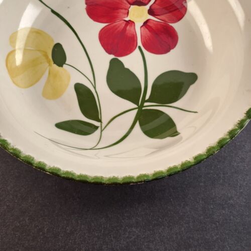 Southern Potteries Blue Ridge Betty Pattern Hand Painted 9½" Oval Vegetable Bowl