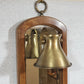 Knob Creek Solid Brass Wood Mirror Candle Wall Sconce MCM Rustic Farmhouse 23"
