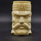 Avon Casey At The Bat Mustache Man Shaving Stein Custard Milk Glass Mug Vintage