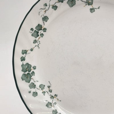 Corelle Callaway Green Ivy Dinner Plate Swirled Edge 10.25" USA