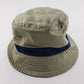 Reversible Bucket Fishing Hat Khaki Navy Cooling Action One Size Cotton 2" Brim