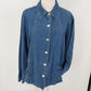 Coldwater Creek Denim Jacket XL Tencel Cotton Lightweight Long Sleeve China