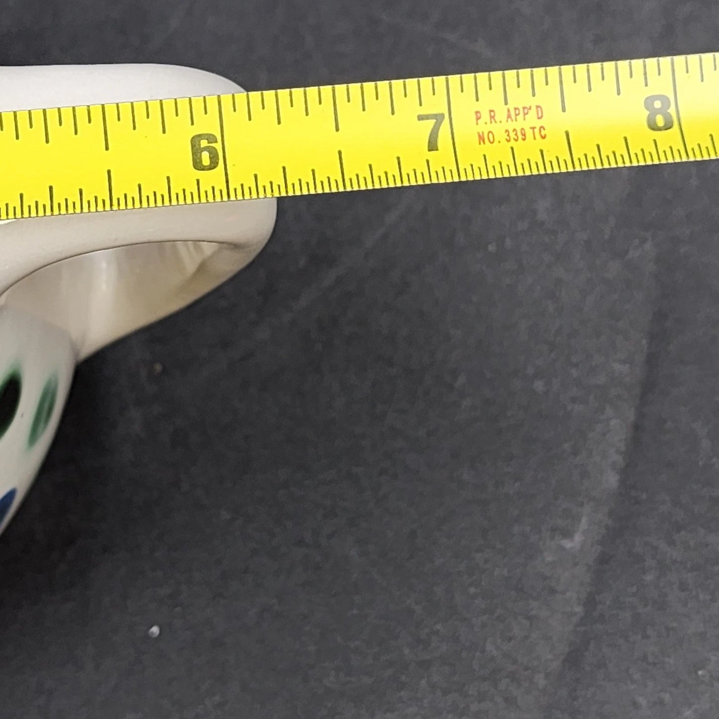 Hadley 24 oz Small Pitcher 5” Blueberry Bouquet Hand Painted Stoneware Pottery