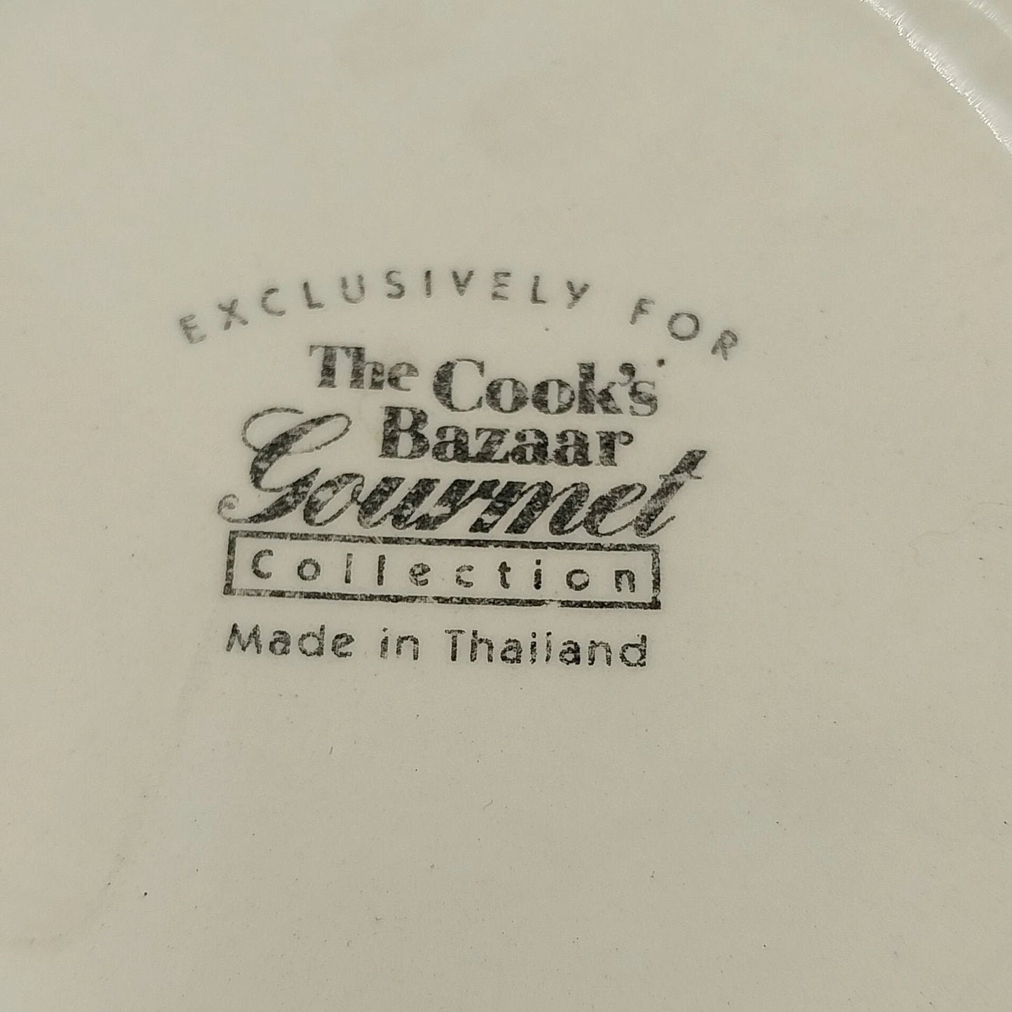 Coffee Mug Cook's Bazaar Holly Mountain Lodge Winter Scene Blue Speckled Rim Vtg