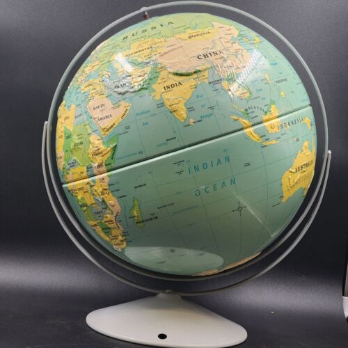 Nystrom 16" Intermediate Political Classroom Globe 38-476 Double Axis Pedestal