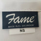White Full Length Bistro BOH Apron 1 Patch Pocket 27" W x 31" L Fame Fabrics F24