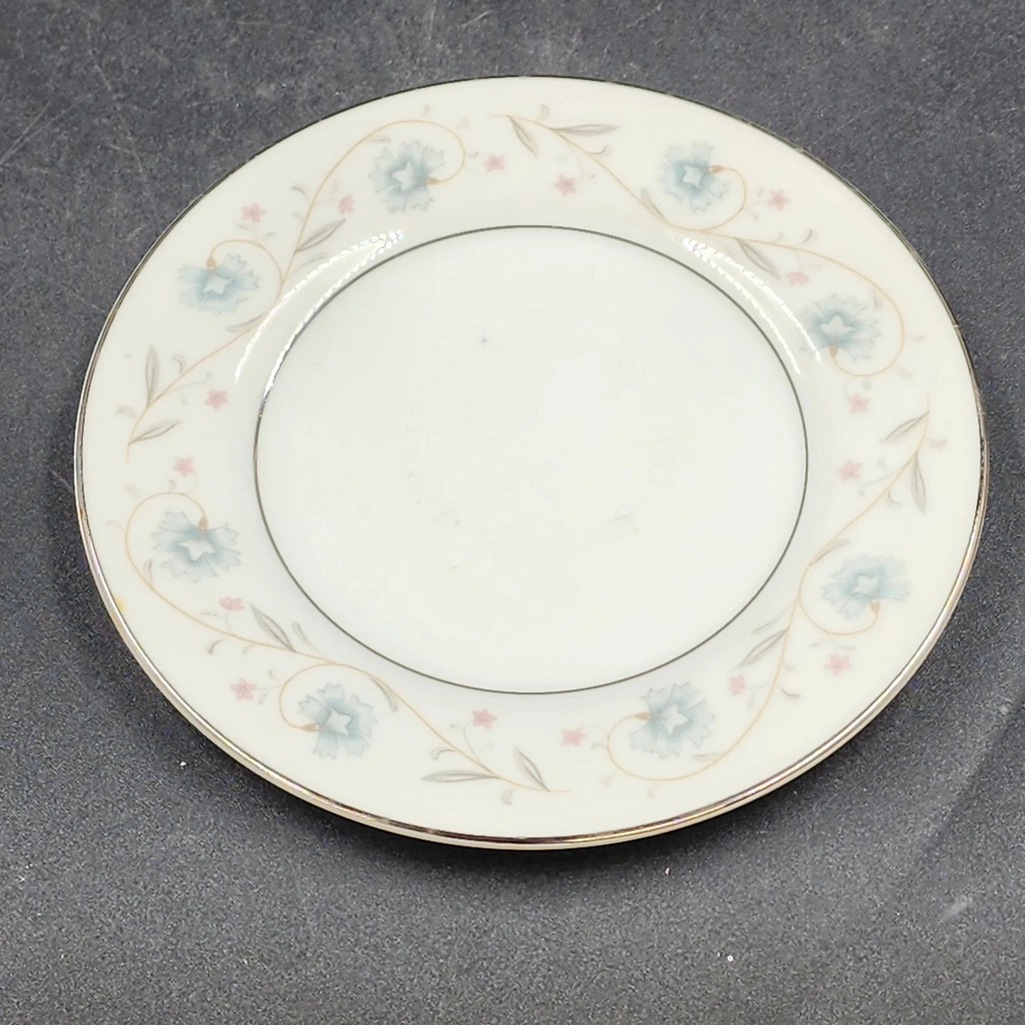 English Garden 1221 Bread Butter Plates Set of 6 Platinum Fine China 6.5" Japan