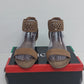 Bucco Capensis Bororo Brown Sandals Women Size 8 Ankle Strap