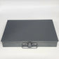 Durham MFG 211-95 Small Steel Compartment Box 12 Compartment Gray USA Hinged Lid