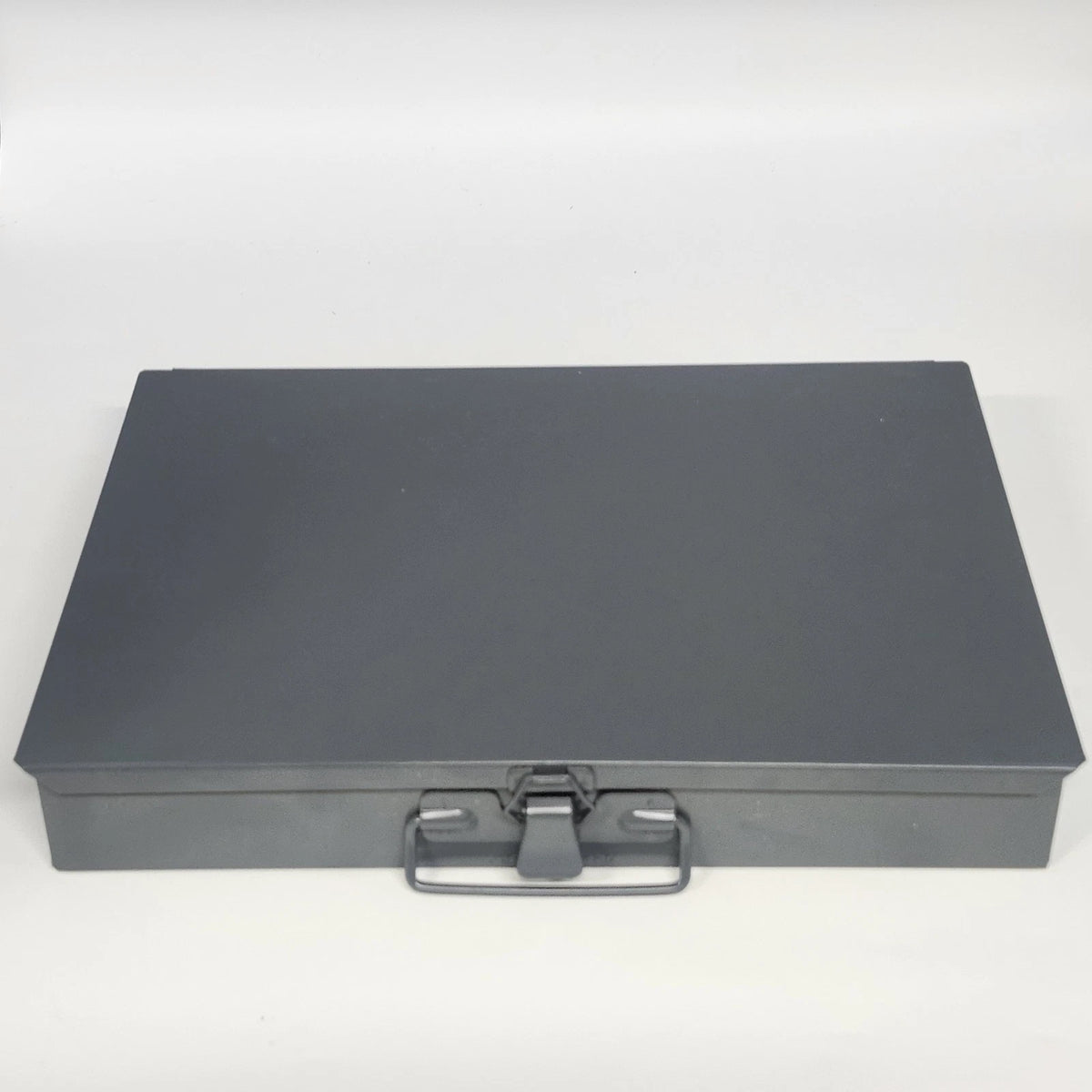 Durham MFG 211-95 Small Steel Compartment Box 12 Compartment Gray USA Hinged Lid