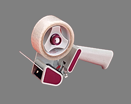 Economical Carton Sealing Tape Gun Hand Held Retractable Blade Side Loading 2" W