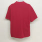Hammerschmid Womens Red Cotton Knit Quarter Zip Short Sleeve Collared Top Size L