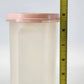 Tupperware 1614-2 Modular Mates Storage Container 9" w Pink Lid 1616-6 Vintage