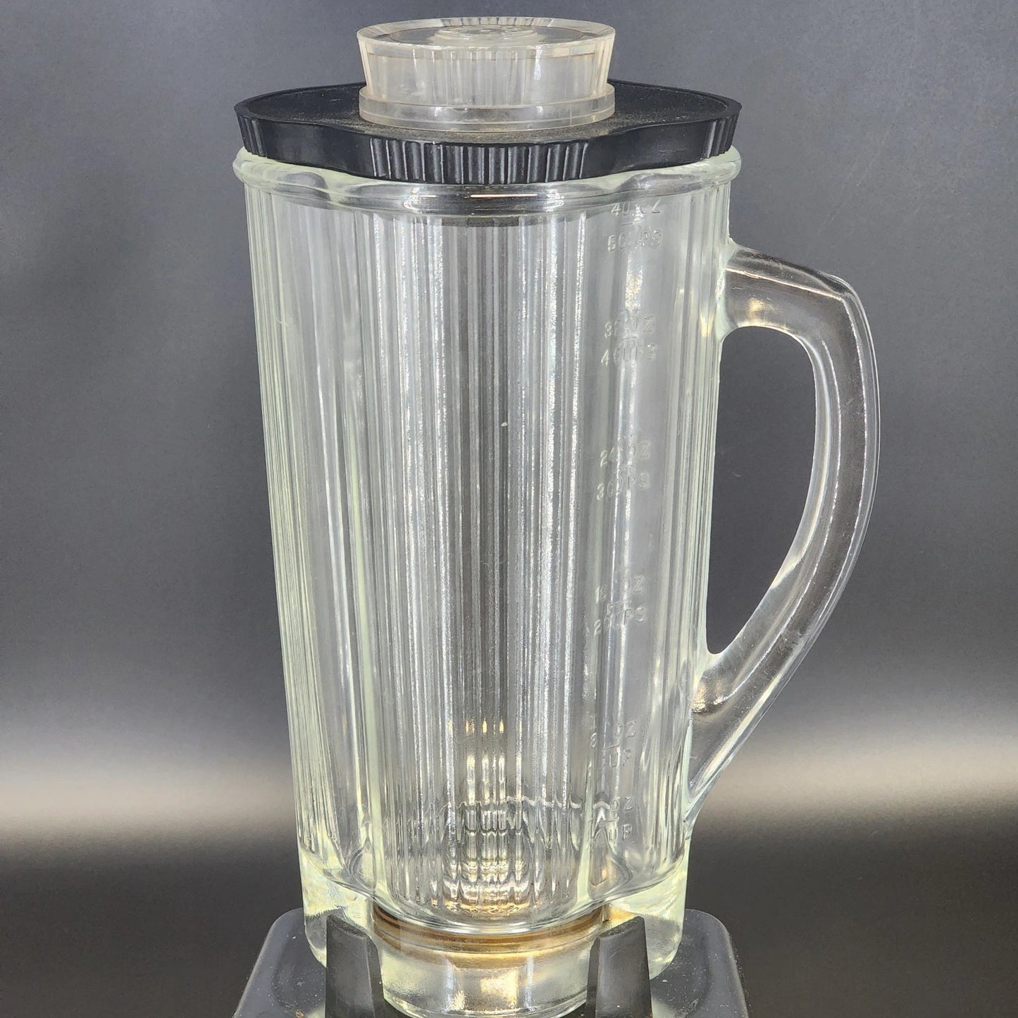 Waring Custom 1209 Blender 14-Speed Auto Timer Clover Leaf Clear Glass Jar PROP