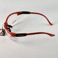 Global Vision Cougar Motorcycle Safety Glasses Orange Clear Lens