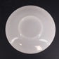 Vintage Hazel Atlas Milk Glass Saucers Grape Floral Set of 2