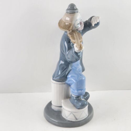 Paul Sebastian Fine Porcelain 1992 Clown Violinist Figurine 8.25" Tall Mexico