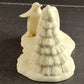 Snowbabies Polar Sign Department 56 Retired 6" Penguin & Christmas Tree 6804-7