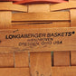 Longaberger 2000 Mother's Day Early Blossom Basket Fabric Liner Protector 11"