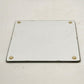 2 Piece Glass Square Trivet Set Temp-Tations by Tara Confetti Kitchen 8" & 7" sq