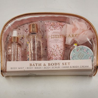 Vanilla Jasmine Spa Bath Set by Wright’s Apothecary For Women 6 Piece Gift Set